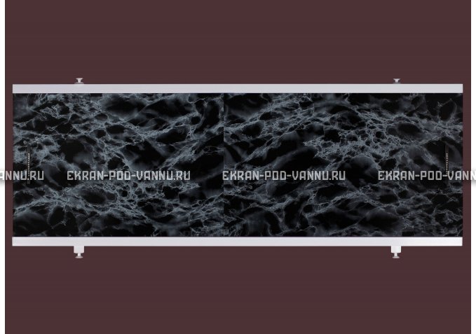 Экран EUROPLEX Универсал черный мрамор – купить по цене 6250 руб. в интернет-магазине в городе Ульяновск картинка 1