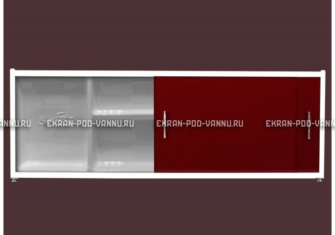 Экран с полочкой - Бордо – купить по цене 6880 руб. в интернет-магазине в городе Ульяновск картинка 1
