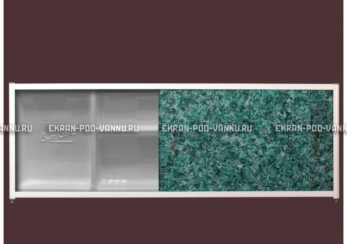 Экран с полкой - Малахит – купить по цене 6280 руб. в интернет-магазине в городе Ульяновск картинка 1