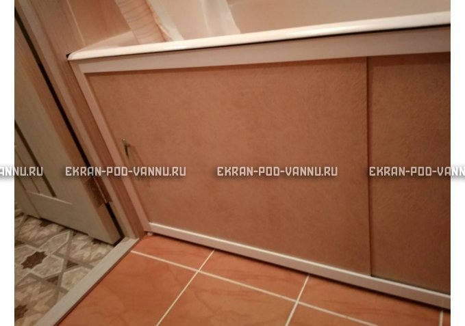 Раздвижной экран EUROPLEX Комфорт бежевый – купить по цене 6750 руб. в интернет-магазине в городе Ульяновск картинка 2