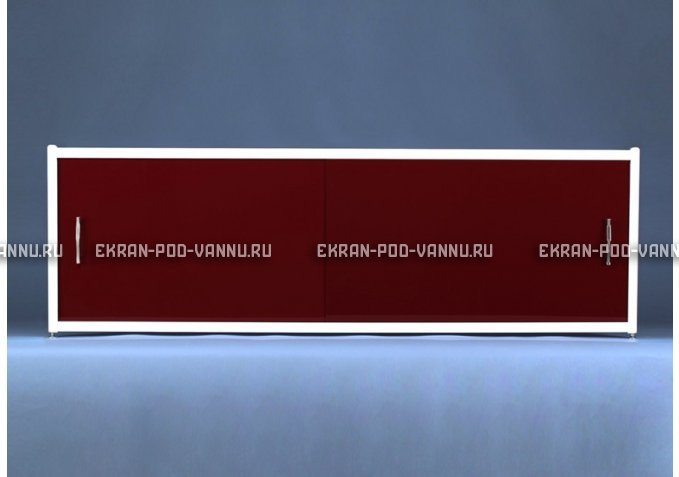 Торцевой экран EUROPLEX Комфорт бордовый – купить по цене 8760 руб. в интернет-магазине в городе Ульяновск картинка 2