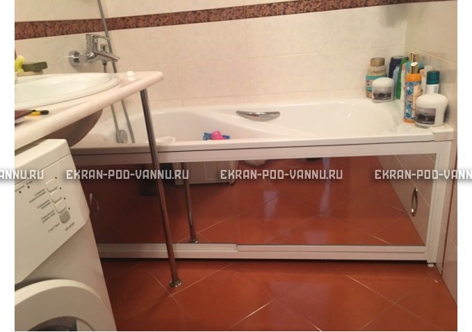 Раздвижной экран EUROPLEX Роликс Зеркальный – купить по цене 9700 руб. в интернет-магазине в городе Ульяновск картинка 10