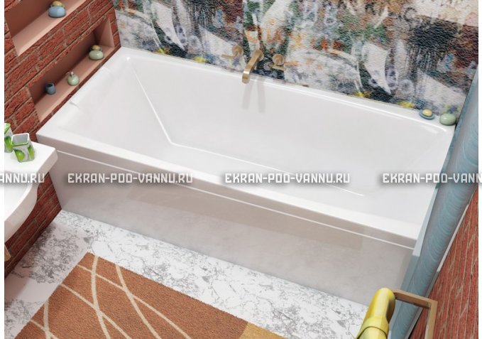 Акриловая ванна Relisan Kristina 170x75 – купить по цене 16160 руб. в интернет-магазине в городе Ульяновск картинка 4