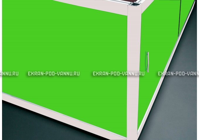 Торцевой экран EUROPLEX Комфорт салатовый – купить по цене 8760 руб. в интернет-магазине в городе Ульяновск картинка 1