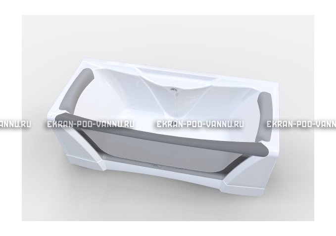 Прозрачная ванна 1MarKa Dolce Vita 180x80 – купить по цене 43200 руб. в интернет-магазине в городе Ульяновск картинка 2