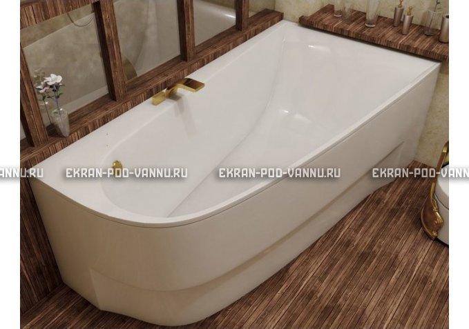 Акриловая ванна Vayer Boomerang 170x90 – купить по цене 47600 руб. в интернет-магазине в городе Ульяновск картинка 1