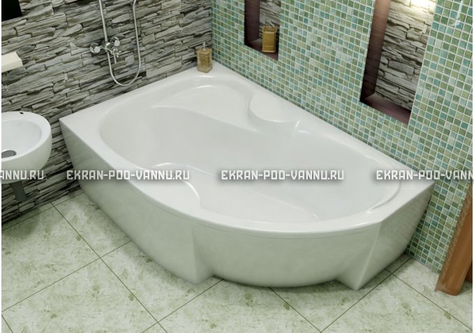 Акриловая ванна Vayer Azalia 170x105 – купить по цене 28800 руб. в интернет-магазине в городе Ульяновск картинка 1