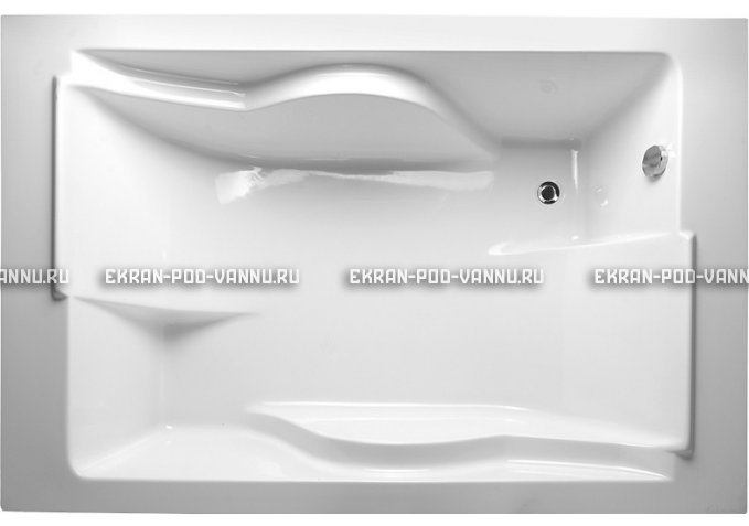 Акриловая ванна Vayer Coral 180x120 – купить по цене 33850 руб. в интернет-магазине в городе Ульяновск картинка 2