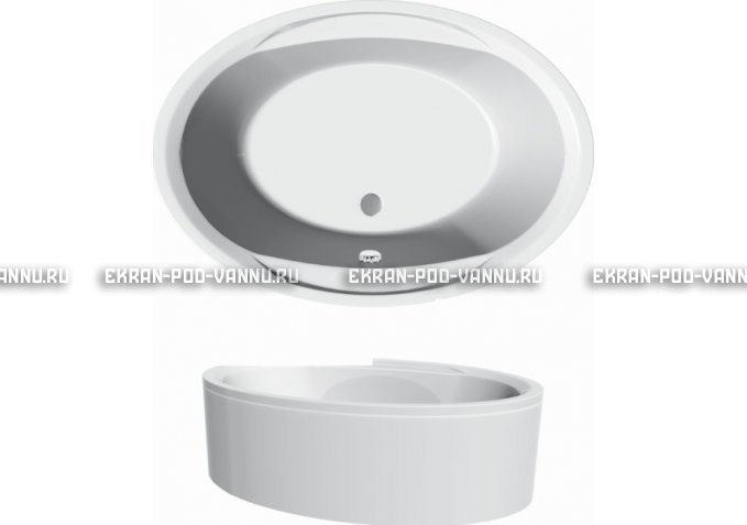 Акриловая ванна Vayer Opal 180x120 – купить по цене 33850 руб. в интернет-магазине в городе Ульяновск картинка 3