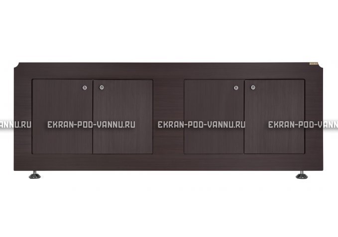 Экран VOD-OK Олимп 170 распашной - Венге – купить по цене 5690 руб. в интернет-магазине в городе Ульяновск картинка 1