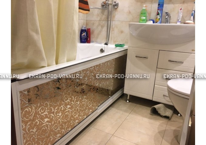 Раздвижной экран EUROPLEX Роликс Золото – купить по цене 12500 руб. в интернет-магазине в городе Ульяновск картинка 1