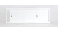 Экран из МДФ EMMY Монро 170 белый в алюминиевой раме – купить по цене 5800 руб. в интернет-магазине в городе Ульяновск картинка 53
