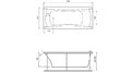 Акриловая ванна Relisan Loara 180x80 – купить по цене 23580 руб. в интернет-магазине в городе Ульяновск картинка 17