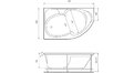 Акриловая ванна Relisan Sofi 170x105 – купить по цене 23480 руб. в интернет-магазине в городе Ульяновск картинка 17
