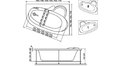 Акриловая ванна Relisan Ariadna 160x105 – купить по цене 24950 руб. в интернет-магазине в городе Ульяновск картинка 13