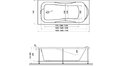 Акриловая ванна Relisan Elvira 150x75 – купить по цене 15260 руб. в интернет-магазине в городе Ульяновск картинка 13