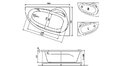 Акриловая ванна Relisan Zoya 140x90 – купить по цене 19000 руб. в интернет-магазине в городе Ульяновск картинка 13