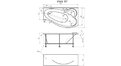 Акриловая ванна 1MarKa Gracia 160x95 – купить по цене 20300 руб. в интернет-магазине в городе Ульяновск картинка 17