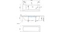 Акриловая ванна 1MarKa Modern 130x70 – купить по цене 8620 руб. в интернет-магазине в городе Ульяновск картинка 21