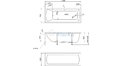 Акриловая ванна 1MarKa Modern 150x70 – купить по цене 9210 руб. в интернет-магазине в городе Ульяновск картинка 17