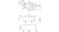 Акриловая ванна 1MarKa Piccolo 150х75 – купить по цене 11310 руб. в интернет-магазине в городе Ульяновск картинка 25