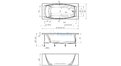 Отрезная ванна 1MarKa Pragmatika 173-155х75 см  – купить по цене 15450 руб. в интернет-магазине в городе Ульяновск картинка 25
