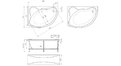 Акриловая ванна 1MarKa Catania 160x100 – купить по цене 17650 руб. в интернет-магазине в городе Ульяновск картинка 13