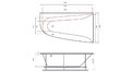 Акриловая ванна Vayer Boomerang 180x100 – купить по цене 53030 руб. в интернет-магазине в городе Ульяновск картинка 18