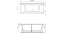 Акриловая ванна Vayer Casoli 180x80 – купить по цене 23580 руб. в интернет-магазине в городе Ульяновск картинка 21