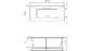 Акриловая ванна Vayer Casoli 180x80 – купить по цене 23580 руб. в интернет-магазине в городе Ульяновск картинка 10